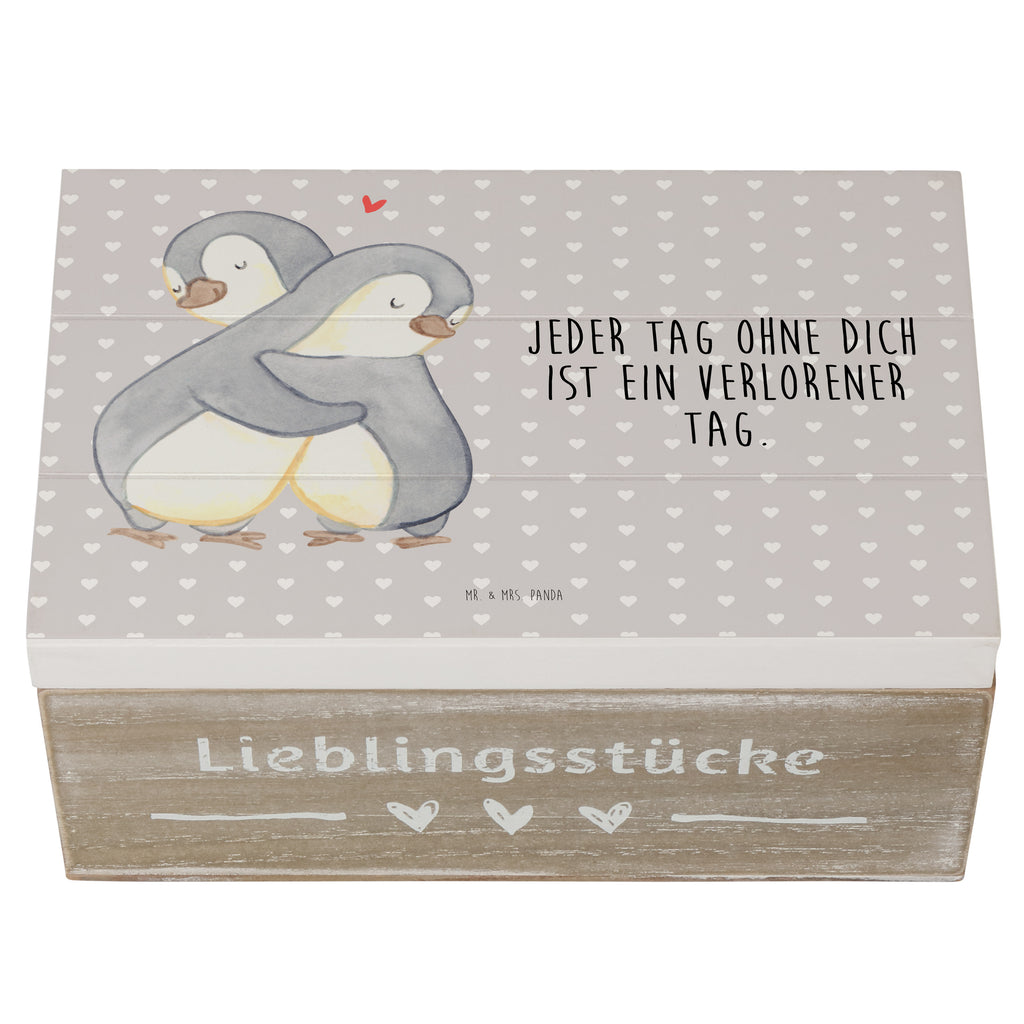 Holzkiste Pinguine Kuscheln Valentinstag, Geschenk für Frauen, Liebesgeschenk, Jahrestag, Hochzeitstag, Mitbringsel, Geschenk für Freundin, Geschenk für Partner, Freund, Liebesbeweis, für Männer, für Ehemann Holzkiste, Kiste, Schatzkiste, Truhe, Schatulle, XXL,  Erinnerungsbox, Erinnerungskiste, Dekokiste, Aufbewahrungsbox  Liebe,  Partner, Freund, Freundin, Ehemann, Ehefrau, Heiraten, Verlobung, Heiratsantrag, Liebesgeschenk, Jahrestag, Hocheitstag