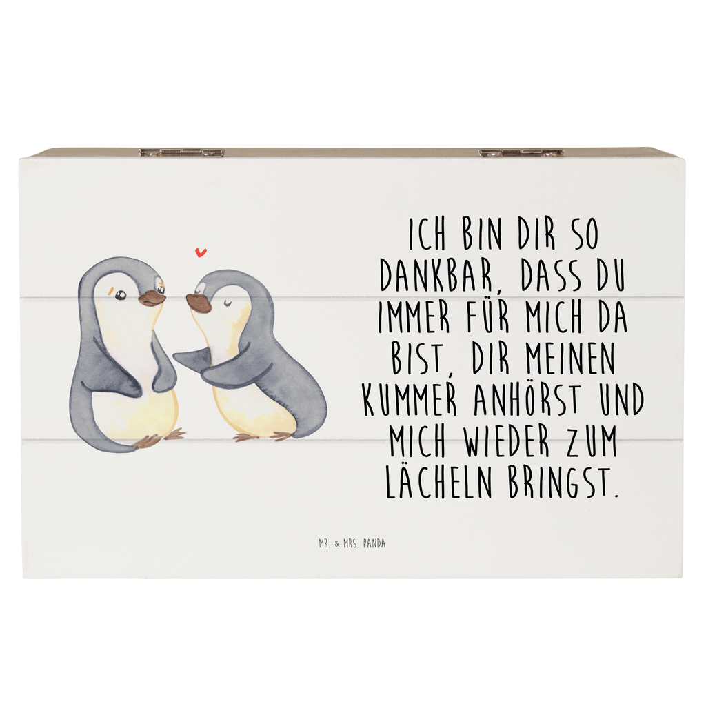 Holzkiste Pinguine trösten Holzkiste, Kiste, Schatzkiste, Truhe, Schatulle, XXL, Erinnerungsbox, Erinnerungskiste, Dekokiste, Aufbewahrungsbox, Liebe, Partner, Freund, Freundin, Ehemann, Ehefrau, Heiraten, Verlobung, Heiratsantrag, Liebesgeschenk, Jahrestag, Hocheitstag, Valentinstag, Geschenk für Frauen, Hochzeitstag, Mitbringsel, Geschenk für Freundin, Geschenk für Partner, Liebesbeweis, für Männer, für Ehemann