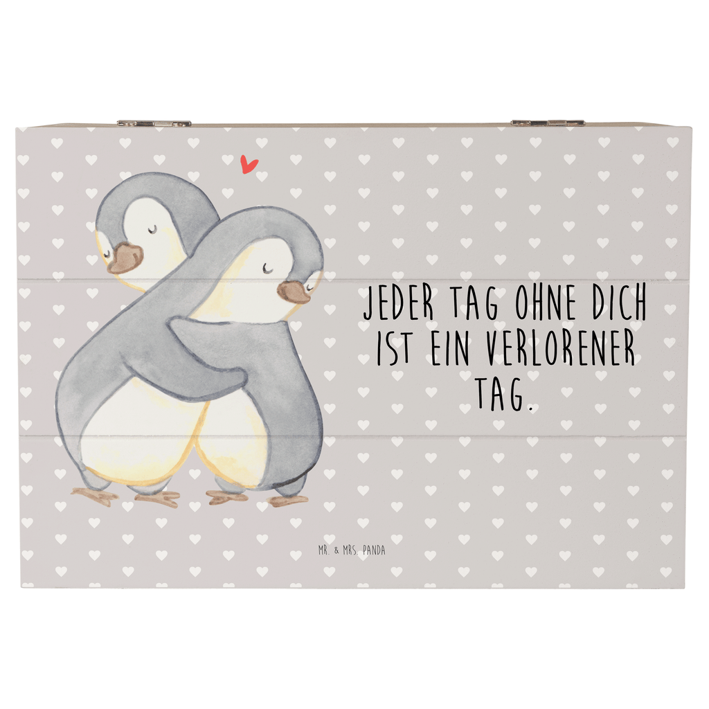 Holzkiste Pinguine Kuscheln Valentinstag, Geschenk für Frauen, Liebesgeschenk, Jahrestag, Hochzeitstag, Mitbringsel, Geschenk für Freundin, Geschenk für Partner, Freund, Liebesbeweis, für Männer, für Ehemann Holzkiste, Kiste, Schatzkiste, Truhe, Schatulle, XXL,  Erinnerungsbox, Erinnerungskiste, Dekokiste, Aufbewahrungsbox  Liebe,  Partner, Freund, Freundin, Ehemann, Ehefrau, Heiraten, Verlobung, Heiratsantrag, Liebesgeschenk, Jahrestag, Hocheitstag