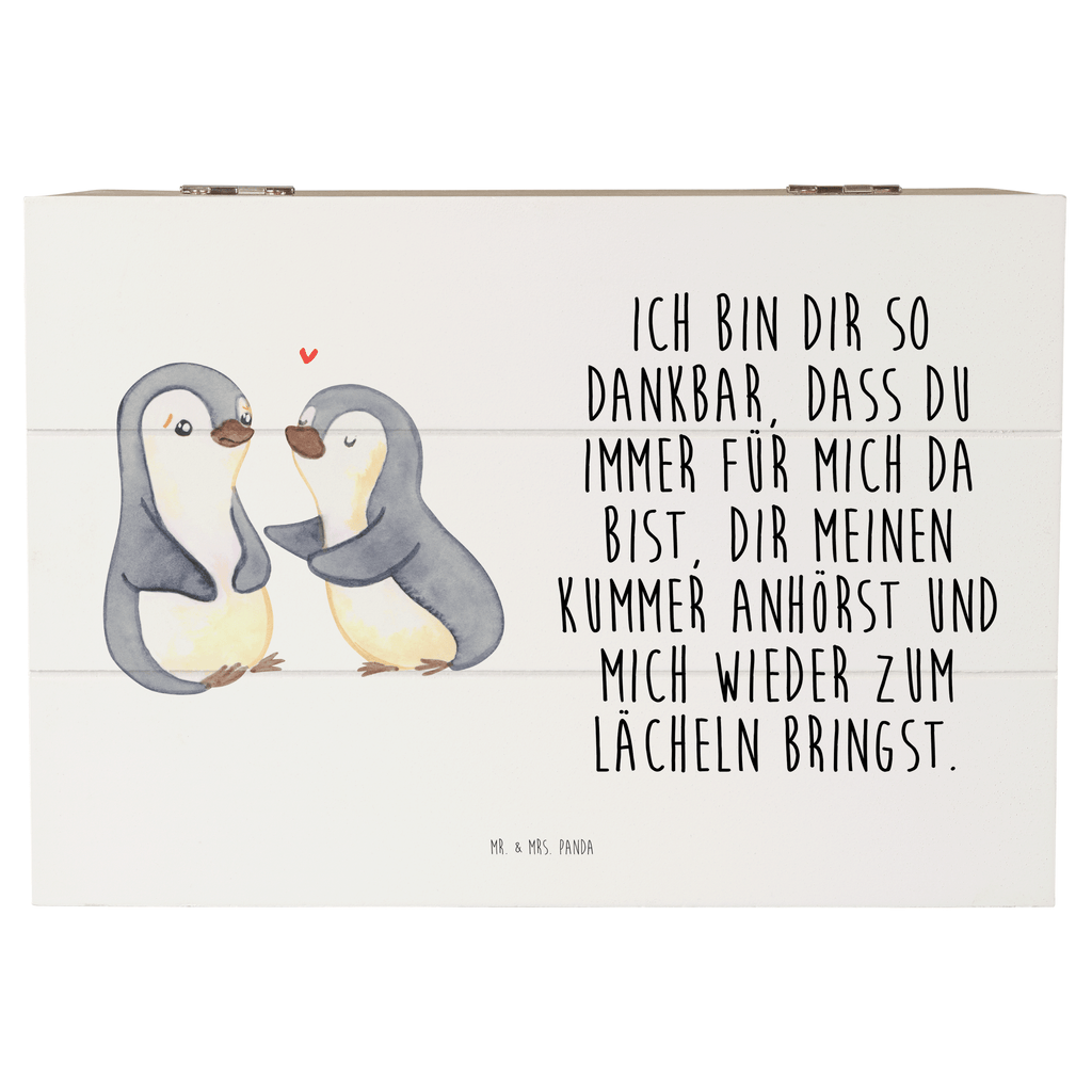 Holzkiste Pinguine trösten Holzkiste, Kiste, Schatzkiste, Truhe, Schatulle, XXL, Erinnerungsbox, Erinnerungskiste, Dekokiste, Aufbewahrungsbox, Liebe, Partner, Freund, Freundin, Ehemann, Ehefrau, Heiraten, Verlobung, Heiratsantrag, Liebesgeschenk, Jahrestag, Hocheitstag, Valentinstag, Geschenk für Frauen, Hochzeitstag, Mitbringsel, Geschenk für Freundin, Geschenk für Partner, Liebesbeweis, für Männer, für Ehemann