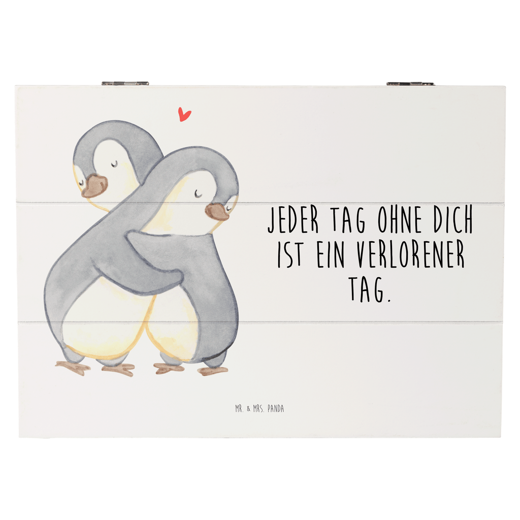 Holzkiste Pinguine Kuscheln Valentinstag, Geschenk für Frauen, Liebesgeschenk, Jahrestag, Hochzeitstag, Mitbringsel, Geschenk für Freundin, Geschenk für Partner, Freund, Liebesbeweis, für Männer, für Ehemann Holzkiste, Kiste, Schatzkiste, Truhe, Schatulle, XXL,  Erinnerungsbox, Erinnerungskiste, Dekokiste, Aufbewahrungsbox  Liebe,  Partner, Freund, Freundin, Ehemann, Ehefrau, Heiraten, Verlobung, Heiratsantrag, Liebesgeschenk, Jahrestag, Hocheitstag
