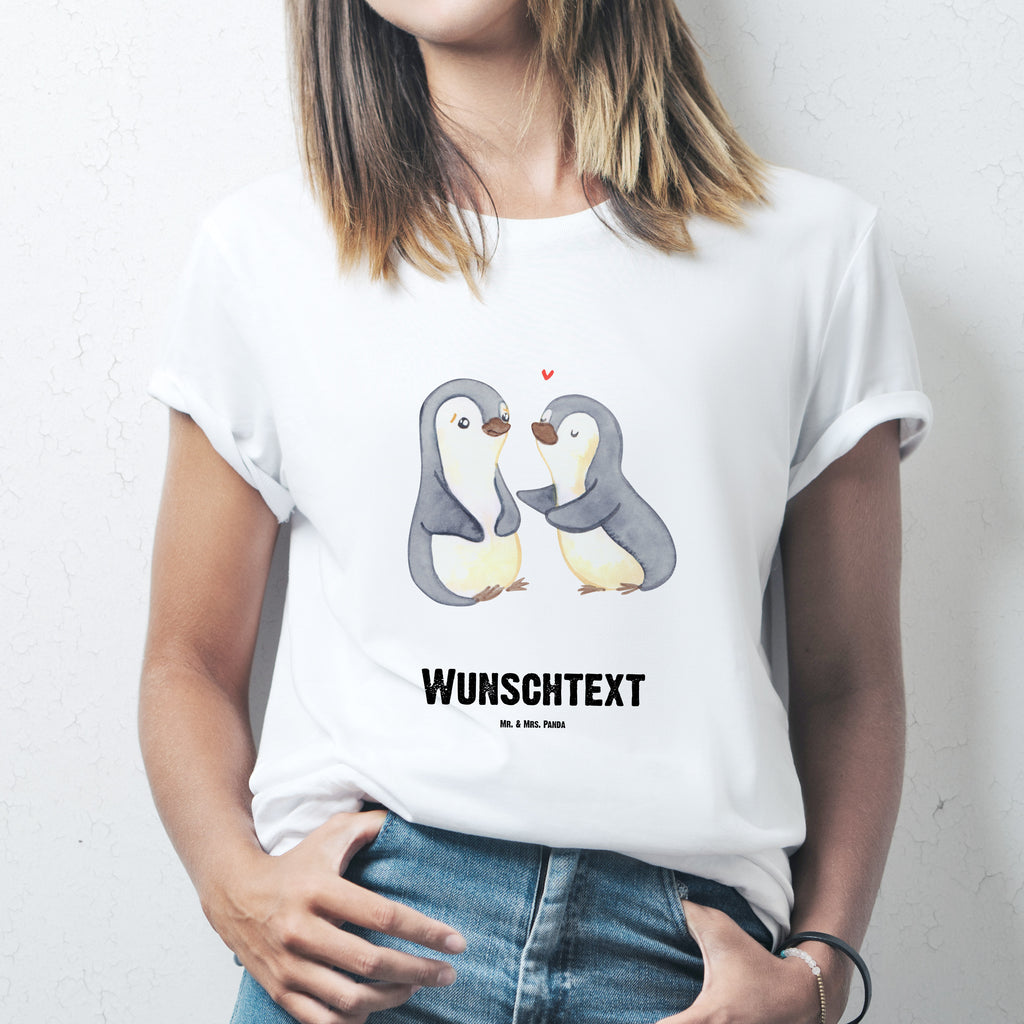 Größe XL Personalisiertes T-Shirt Pinguine trösten T-Shirt Personalisiert, T-Shirt mit Namen, T-Shirt mit Aufruck, Männer, Frauen, Liebe, Partner, Freund, Freundin, Ehemann, Ehefrau, Heiraten, Verlobung, Heiratsantrag, Liebesgeschenk, Jahrestag, Hocheitstag, Valentinstag, Geschenk für Frauen, Hochzeitstag, Mitbringsel, Geschenk für Freundin, Geschenk für Partner, Liebesbeweis, für Männer, für Ehemann