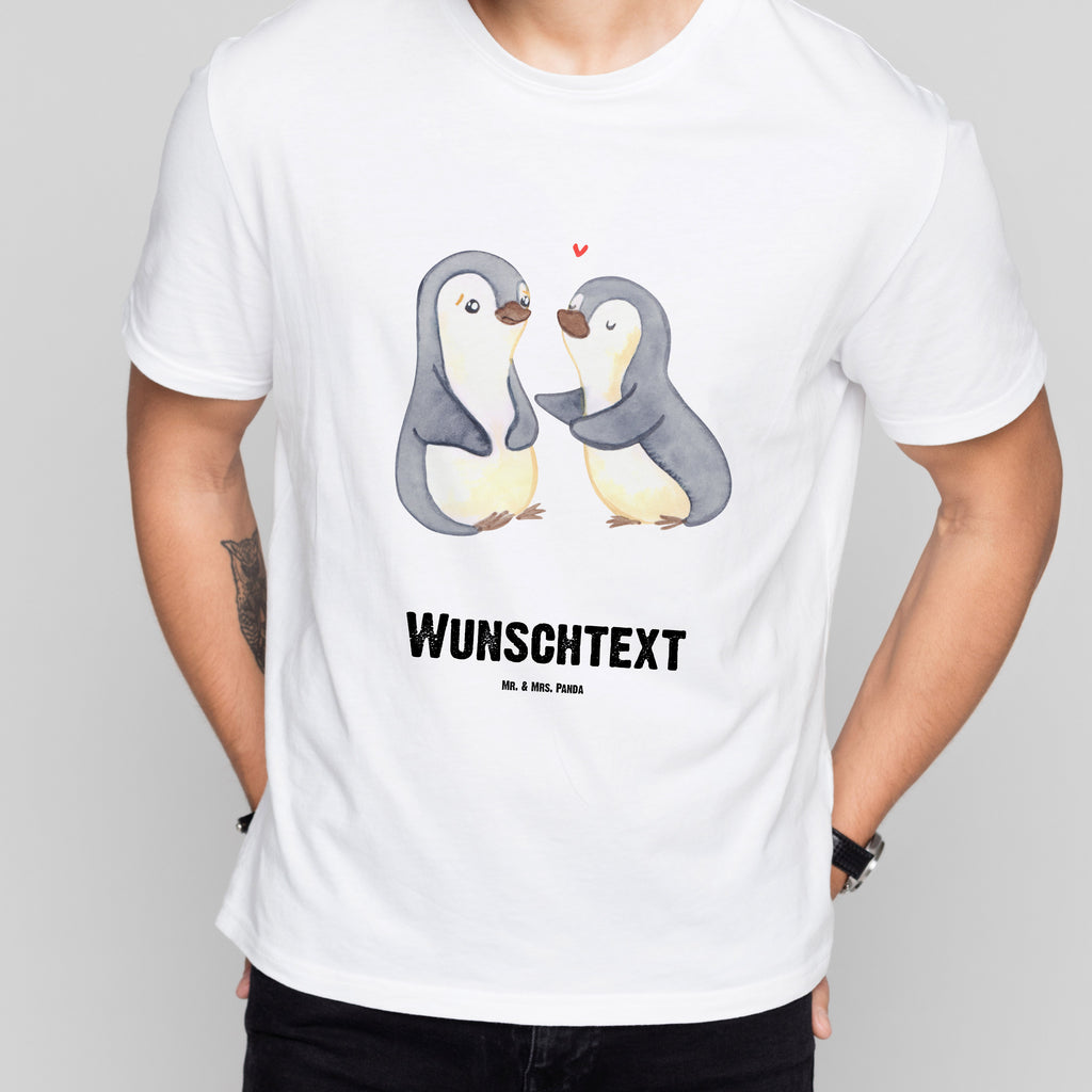 Größe XL Personalisiertes T-Shirt Pinguine trösten T-Shirt Personalisiert, T-Shirt mit Namen, T-Shirt mit Aufruck, Männer, Frauen, Liebe, Partner, Freund, Freundin, Ehemann, Ehefrau, Heiraten, Verlobung, Heiratsantrag, Liebesgeschenk, Jahrestag, Hocheitstag, Valentinstag, Geschenk für Frauen, Hochzeitstag, Mitbringsel, Geschenk für Freundin, Geschenk für Partner, Liebesbeweis, für Männer, für Ehemann