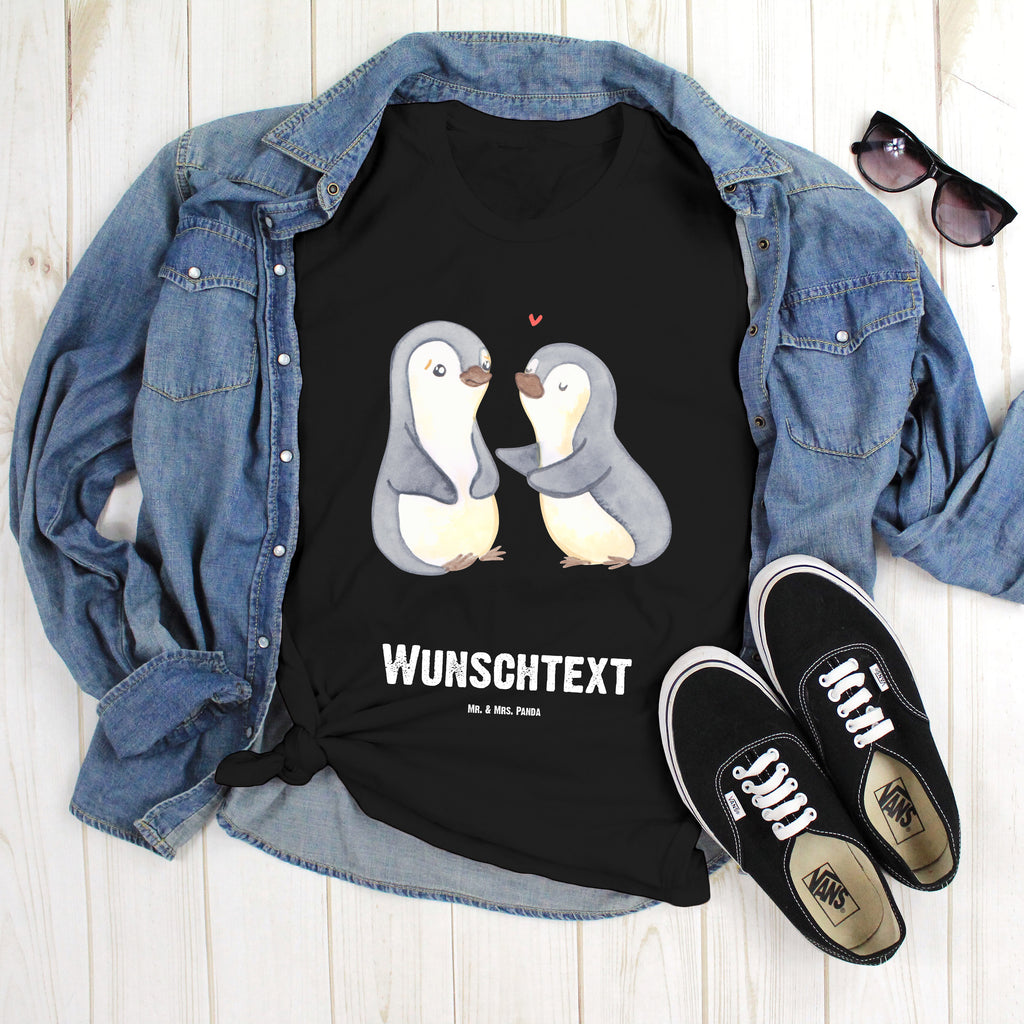Größe XL Personalisiertes T-Shirt Pinguine trösten T-Shirt Personalisiert, T-Shirt mit Namen, T-Shirt mit Aufruck, Männer, Frauen, Liebe, Partner, Freund, Freundin, Ehemann, Ehefrau, Heiraten, Verlobung, Heiratsantrag, Liebesgeschenk, Jahrestag, Hocheitstag, Valentinstag, Geschenk für Frauen, Hochzeitstag, Mitbringsel, Geschenk für Freundin, Geschenk für Partner, Liebesbeweis, für Männer, für Ehemann