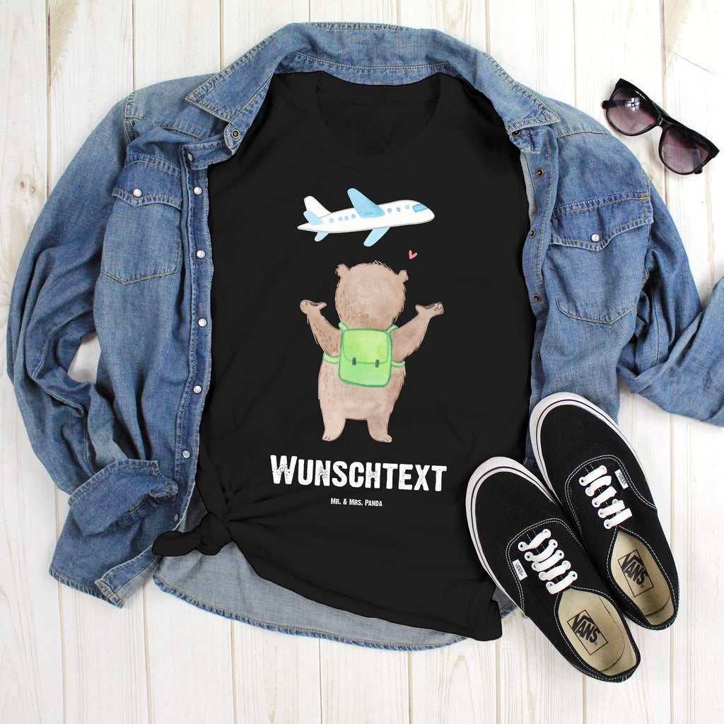 Größe S Personalisiertes T-Shirt Bär Flugzeug T-Shirt Personalisiert, T-Shirt mit Namen, T-Shirt mit Aufruck, Männer, Frauen, Liebe, Partner, Freund, Freundin, Ehemann, Ehefrau, Heiraten, Verlobung, Heiratsantrag, Liebesgeschenk, Jahrestag, Hocheitstag, Valentinstag, Geschenk für Frauen, Hochzeitstag, Mitbringsel, Geschenk für Freundin, Geschenk für Partner, Liebesbeweis, für Männer, für Ehemann
