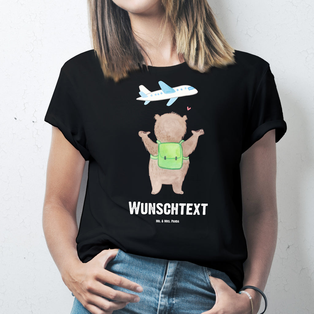 Größe S Personalisiertes T-Shirt Bär Flugzeug T-Shirt Personalisiert, T-Shirt mit Namen, T-Shirt mit Aufruck, Männer, Frauen, Liebe, Partner, Freund, Freundin, Ehemann, Ehefrau, Heiraten, Verlobung, Heiratsantrag, Liebesgeschenk, Jahrestag, Hocheitstag, Valentinstag, Geschenk für Frauen, Hochzeitstag, Mitbringsel, Geschenk für Freundin, Geschenk für Partner, Liebesbeweis, für Männer, für Ehemann