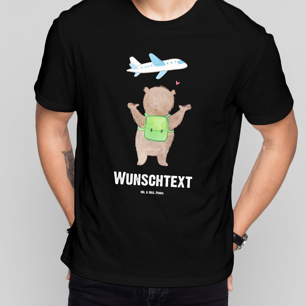 Größe S Personalisiertes T-Shirt Bär Flugzeug T-Shirt Personalisiert, T-Shirt mit Namen, T-Shirt mit Aufruck, Männer, Frauen, Liebe, Partner, Freund, Freundin, Ehemann, Ehefrau, Heiraten, Verlobung, Heiratsantrag, Liebesgeschenk, Jahrestag, Hocheitstag, Valentinstag, Geschenk für Frauen, Hochzeitstag, Mitbringsel, Geschenk für Freundin, Geschenk für Partner, Liebesbeweis, für Männer, für Ehemann