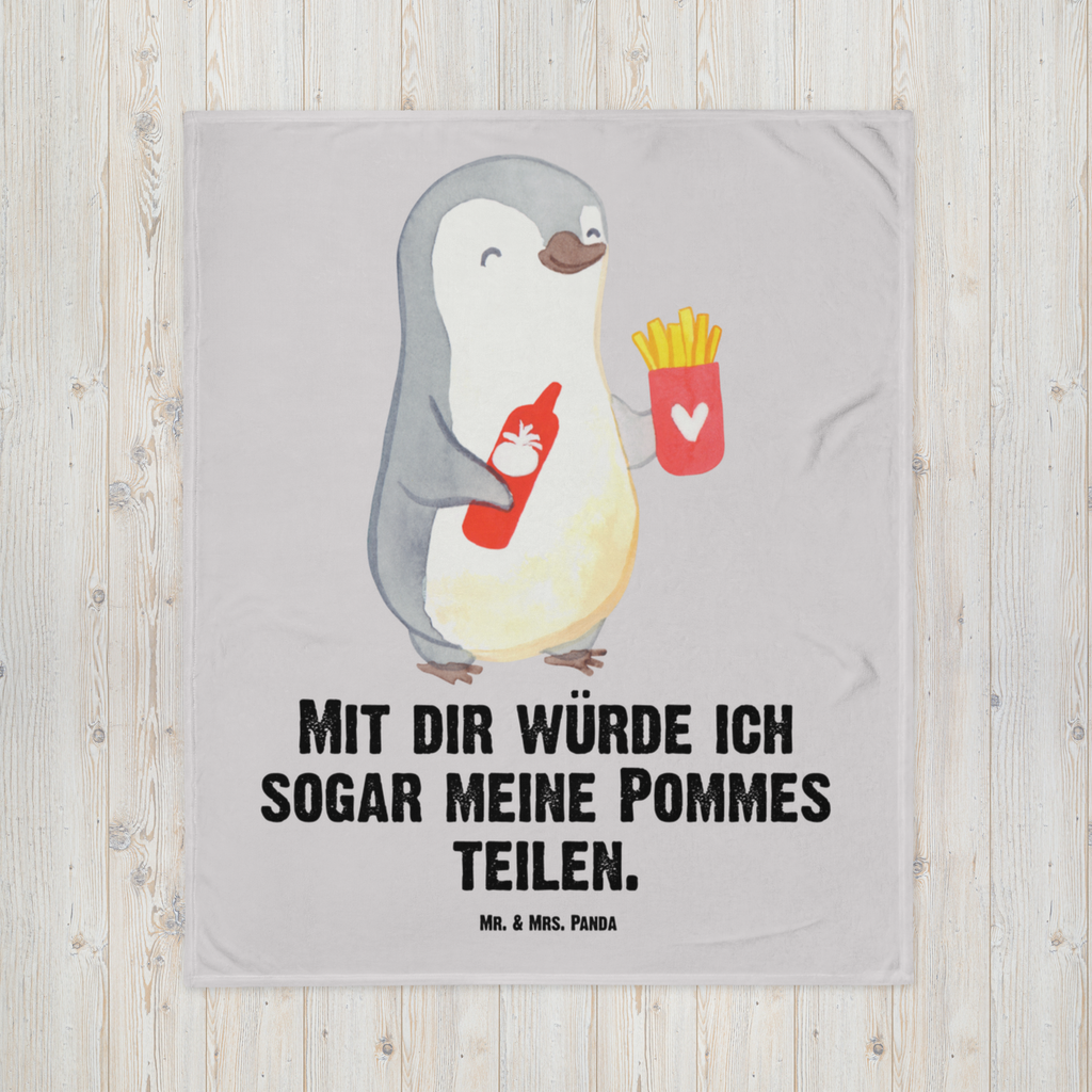 Kuscheldecke Pinguin Pommes