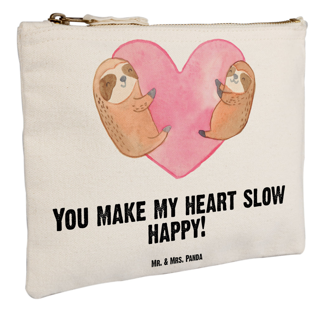 Schminktasche Faultiere Herz Valentinstag, Geschenk für Frauen, Liebesgeschenk, Jahrestag, Hochzeitstag, Mitbringsel, Geschenk für Freundin, Geschenk für Partner, Freund, Liebesbeweis, für Männer, für Ehemann Schminktasche, Kosmetiktasche, Kosmetikbeutel, Stiftemäppchen, Etui, Federmappe, Makeup, XXL, Schminketui, Kosmetiketui, Schlamperetui  Liebe,  Partner, Freund, Freundin, Ehemann, Ehefrau, Heiraten, Verlobung, Heiratsantrag, Liebesgeschenk, Jahrestag, Hocheitstag