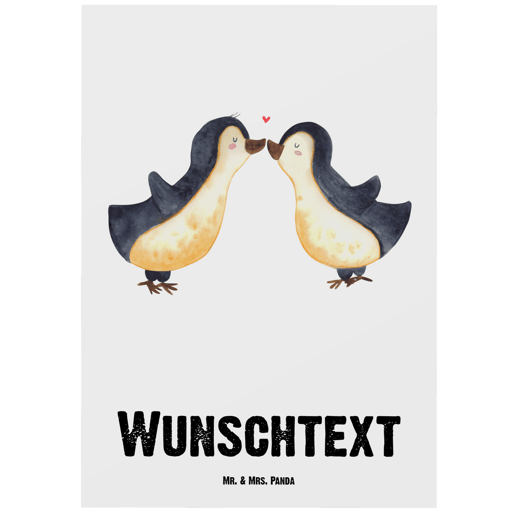 Personalisierte Postkarte Pinguine Kuss Postkarte mit Namen, Postkarte bedrucken, Postkarte mit Wunschtext, Postkarte personalisierbar, Geschenkkarte mit Namen, Grußkarte mit Namen, Karte mit Namen, Einladung mit Namen, Ansichtskarte mit Namen, Geschenkkarte mit Wunschtext, Grußkarte mit Wunschtext, Karte mit Wunschtext, Einladung mit Wunschtext, Ansichtskarte mit Wunschtext, Liebe, Partner, Freund, Freundin, Ehemann, Ehefrau, Heiraten, Verlobung, Heiratsantrag, Liebesgeschenk, Jahrestag, Hocheitstag, Valentinstag, Geschenk für Frauen, Hochzeitstag, Mitbringsel, Geschenk für Freundin, Geschenk für Partner, Liebesbeweis, für Männer, für Ehemann