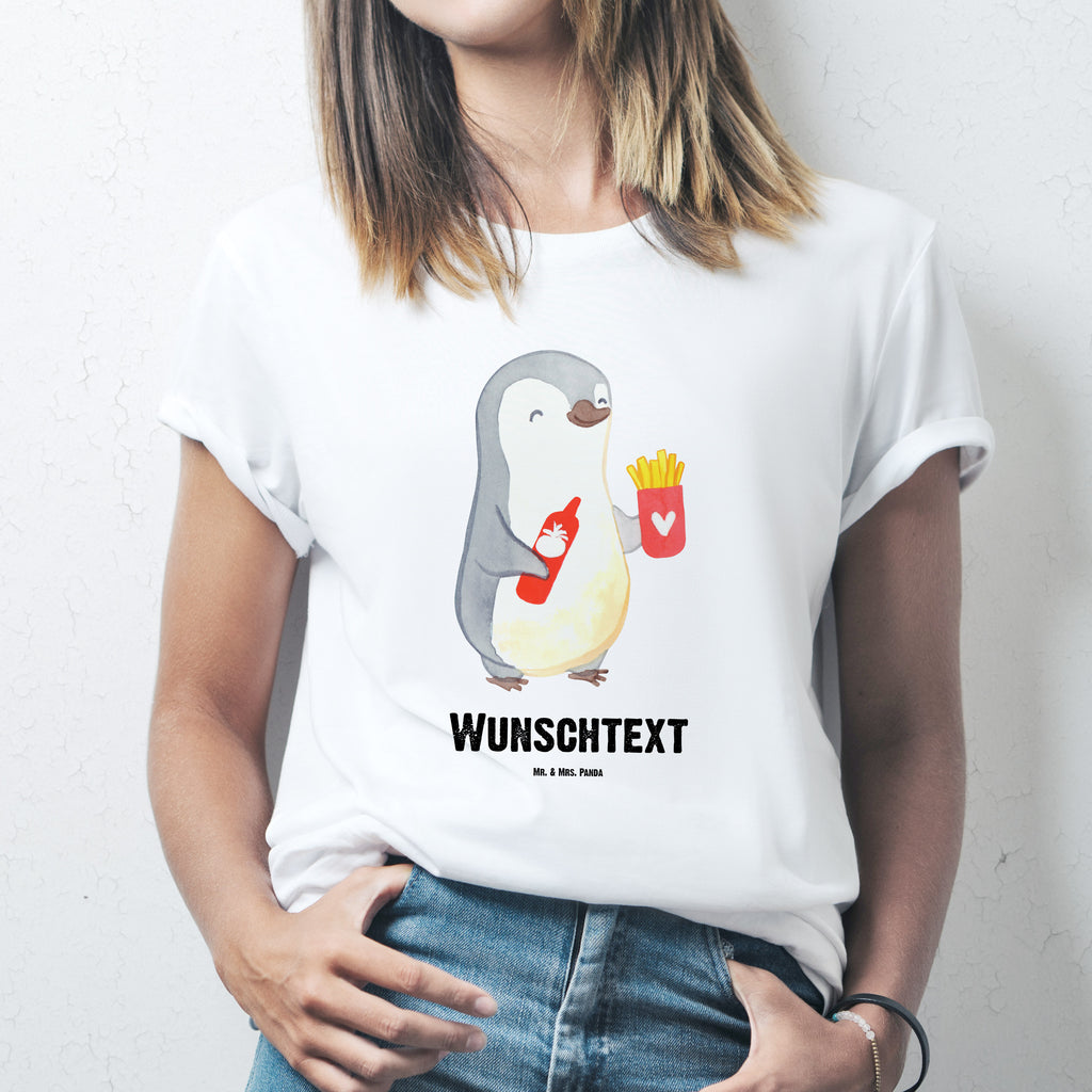 Größe M Personalisiertes T-Shirt Pinguin Pommes T-Shirt Personalisiert, T-Shirt mit Namen, T-Shirt mit Aufruck, Männer, Frauen, Liebe, Partner, Freund, Freundin, Ehemann, Ehefrau, Heiraten, Verlobung, Heiratsantrag, Liebesgeschenk, Jahrestag, Hocheitstag, Valentinstag, Geschenk für Frauen, Hochzeitstag, Mitbringsel, Geschenk für Freundin, Geschenk für Partner, Liebesbeweis, für Männer, für Ehemann