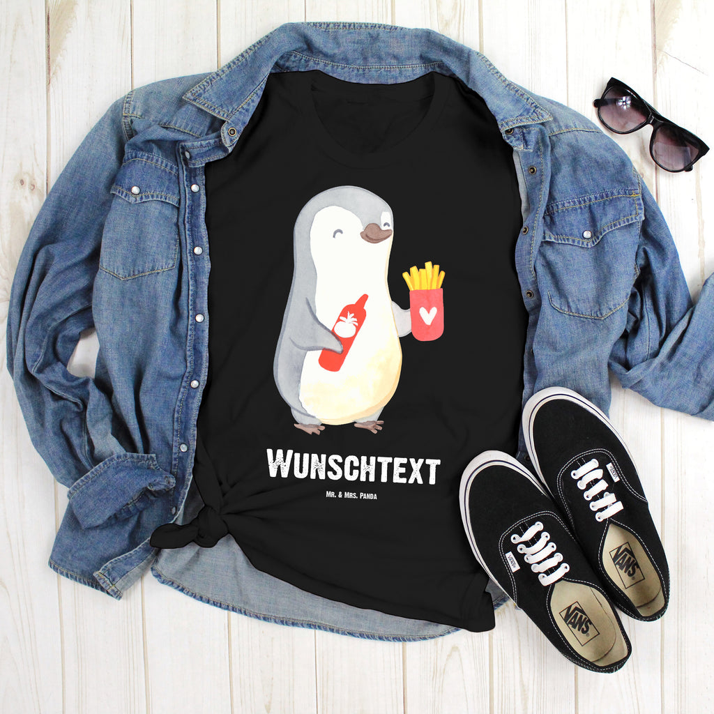 Größe M Personalisiertes T-Shirt Pinguin Pommes T-Shirt Personalisiert, T-Shirt mit Namen, T-Shirt mit Aufruck, Männer, Frauen, Liebe, Partner, Freund, Freundin, Ehemann, Ehefrau, Heiraten, Verlobung, Heiratsantrag, Liebesgeschenk, Jahrestag, Hocheitstag, Valentinstag, Geschenk für Frauen, Hochzeitstag, Mitbringsel, Geschenk für Freundin, Geschenk für Partner, Liebesbeweis, für Männer, für Ehemann