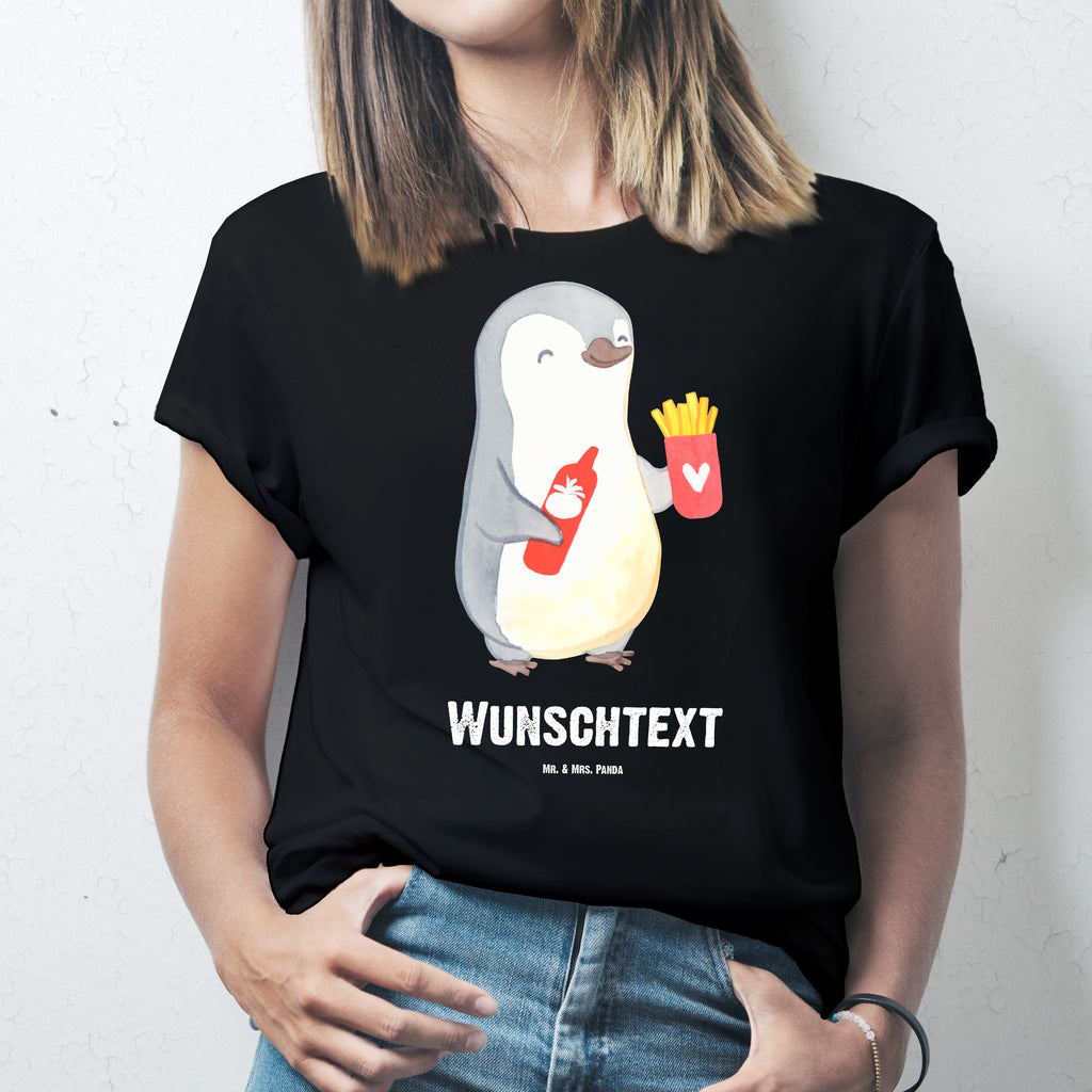 Größe M Personalisiertes T-Shirt Pinguin Pommes T-Shirt Personalisiert, T-Shirt mit Namen, T-Shirt mit Aufruck, Männer, Frauen, Liebe, Partner, Freund, Freundin, Ehemann, Ehefrau, Heiraten, Verlobung, Heiratsantrag, Liebesgeschenk, Jahrestag, Hocheitstag, Valentinstag, Geschenk für Frauen, Hochzeitstag, Mitbringsel, Geschenk für Freundin, Geschenk für Partner, Liebesbeweis, für Männer, für Ehemann