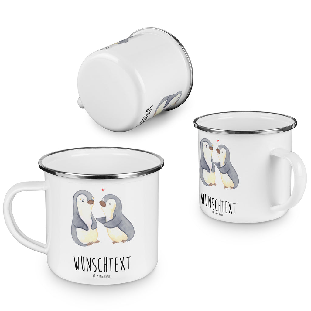 Personalisierte Emaille Tasse Pinguine trösten Emaille Tasse personalisiert, Emaille Tasse mit Namen, Campingtasse personalisiert, Namenstasse, Campingtasse bedrucken, Campinggeschirr personalsisert, Liebe, Partner, Freund, Freundin, Ehemann, Ehefrau, Heiraten, Verlobung, Heiratsantrag, Liebesgeschenk, Jahrestag, Hocheitstag, Valentinstag, Geschenk für Frauen, Hochzeitstag, Mitbringsel, Geschenk für Freundin, Geschenk für Partner, Liebesbeweis, für Männer, für Ehemann
