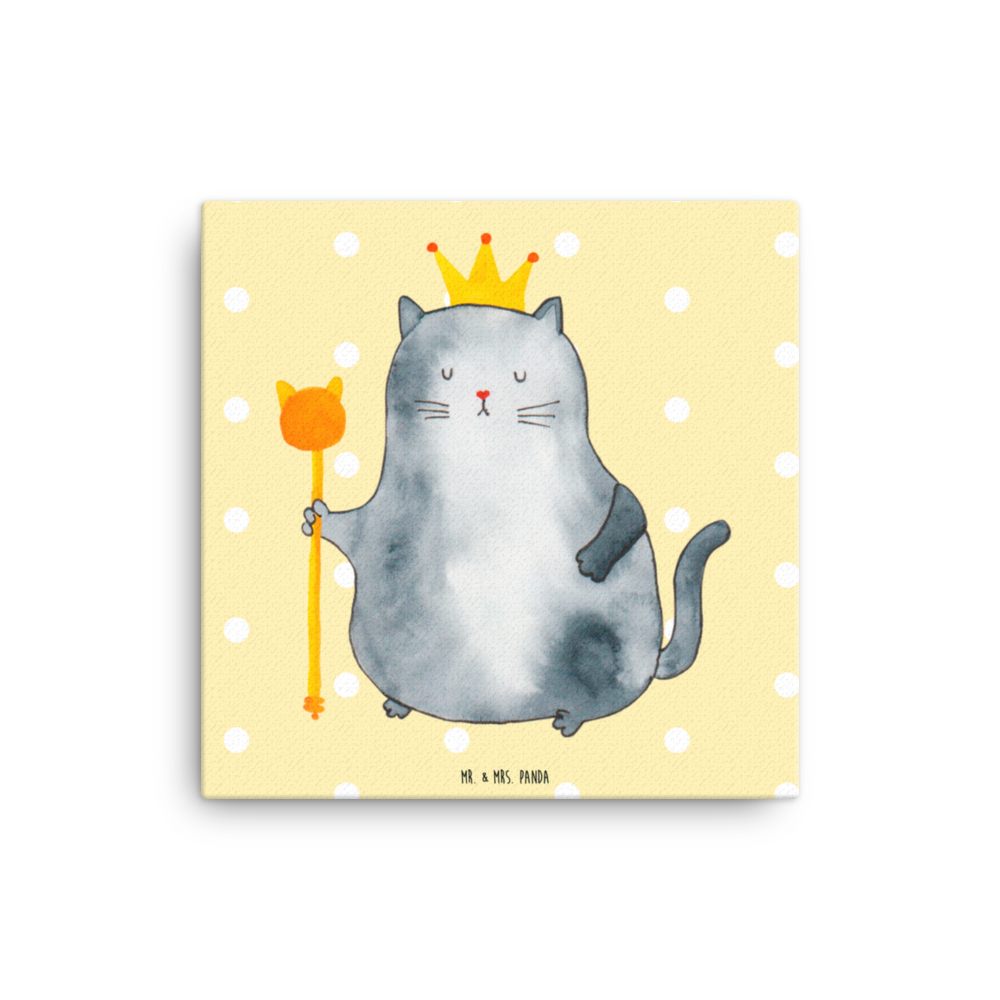 Leinwand Bild Katzen Koenig Leinwand, Bild, Kunstdruck, Wanddeko, Dekoration, Katze, Katzenmotiv, Katzenfan, Katzendeko, Katzenfreund, Katzenliebhaber, Katzenprodukte, Katzenartikel, Katzenaccessoires, Katzensouvenirs, Katzenliebhaberprodukte, Katzenmotive, Katzen, Kater, Mietze, Cat, Cats, Katzenhalter, Katzenbesitzerin, Haustier, König, Königin, Queen, Familie, Mietzhaus, Wohnung, erste eigenen Wohnung, Umzug, Einzug