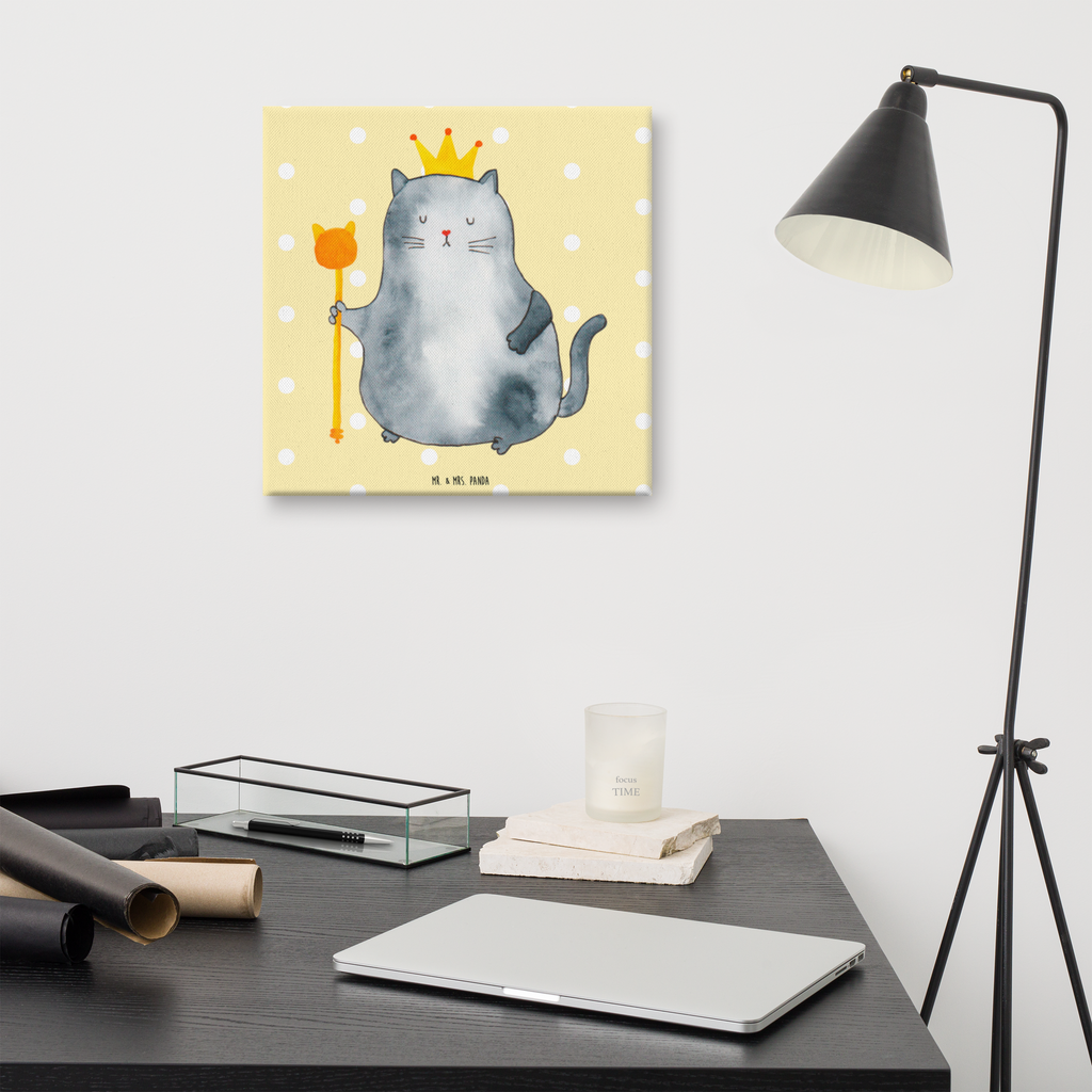 Leinwand Bild Katzen Koenig Leinwand, Bild, Kunstdruck, Wanddeko, Dekoration, Katze, Katzenmotiv, Katzenfan, Katzendeko, Katzenfreund, Katzenliebhaber, Katzenprodukte, Katzenartikel, Katzenaccessoires, Katzensouvenirs, Katzenliebhaberprodukte, Katzenmotive, Katzen, Kater, Mietze, Cat, Cats, Katzenhalter, Katzenbesitzerin, Haustier, König, Königin, Queen, Familie, Mietzhaus, Wohnung, erste eigenen Wohnung, Umzug, Einzug