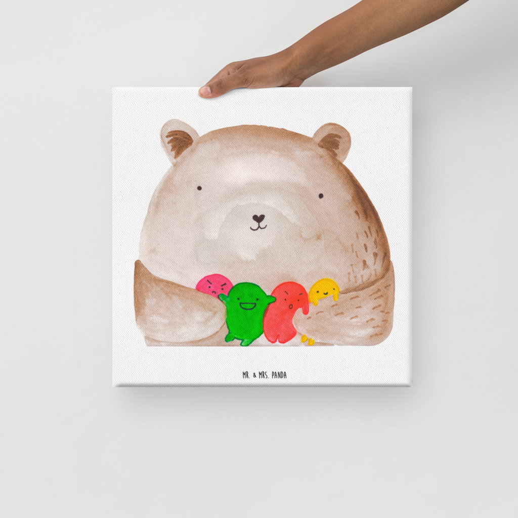 Leinwand Bild Bär Gefühl Leinwand, Bild, Kunstdruck, Wanddeko, Dekoration, Bär, Teddy, Teddybär, Wahnsinn, Verrückt, Durchgedreht