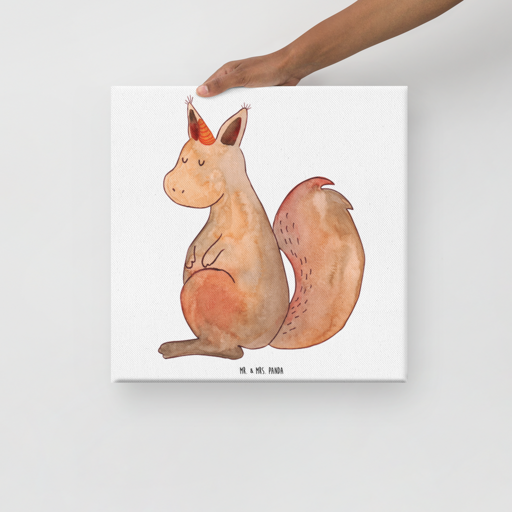 Leinwand Bild Einhörnchen Glaube Leinwand, Bild, Kunstdruck, Wanddeko, Dekoration, Einhorn, Einhörner, Einhorn Deko, Pegasus, Unicorn, Einhörnchen, Eichhörnchen, Eichhorn