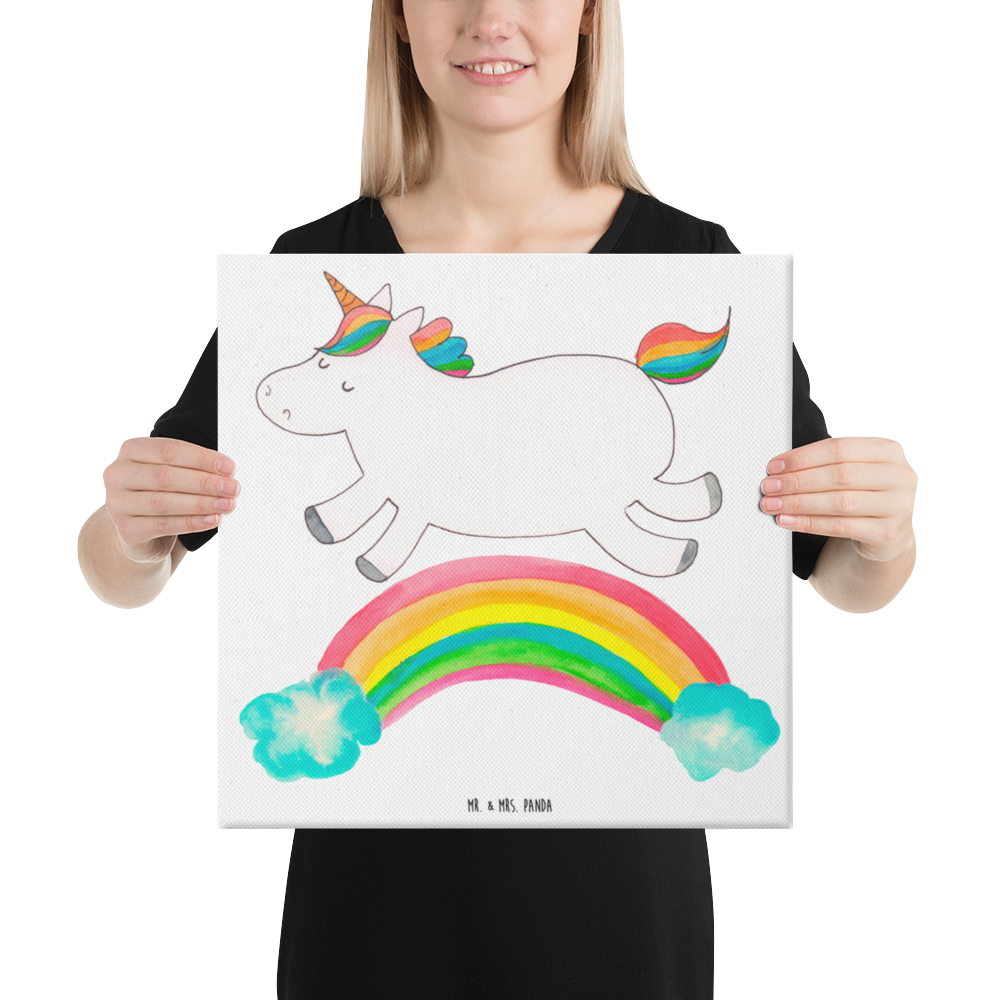 Leinwand Bild Einhorn Regenbogen Leinwand, Bild, Kunstdruck, Wanddeko, Dekoration, Einhorn, Einhörner, Einhorn Deko, Pegasus, Unicorn, Regenbogen, Glitzer, Einhornpower, Erwachsenwerden, Einhornautobahn