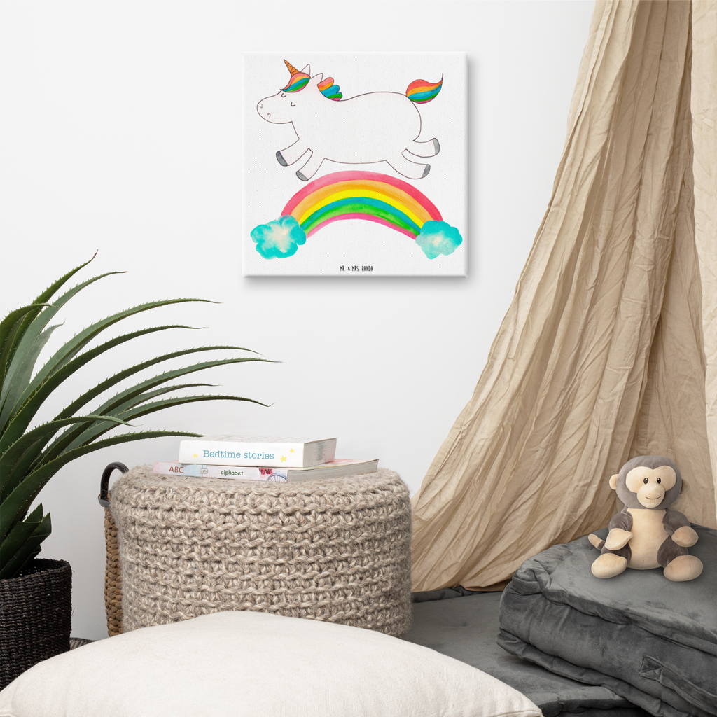 Leinwand Bild Einhorn Regenbogen Leinwand, Bild, Kunstdruck, Wanddeko, Dekoration, Einhorn, Einhörner, Einhorn Deko, Pegasus, Unicorn, Regenbogen, Glitzer, Einhornpower, Erwachsenwerden, Einhornautobahn