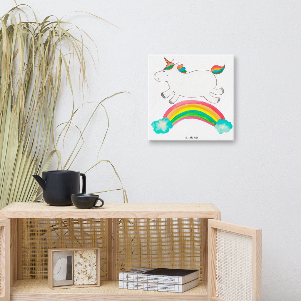 Leinwand Bild Einhorn Regenbogen Leinwand, Bild, Kunstdruck, Wanddeko, Dekoration, Einhorn, Einhörner, Einhorn Deko, Pegasus, Unicorn, Regenbogen, Glitzer, Einhornpower, Erwachsenwerden, Einhornautobahn
