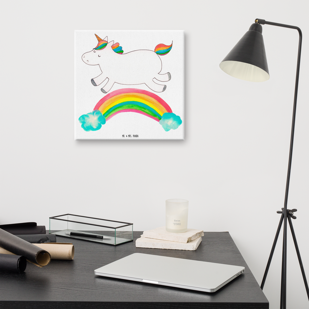 Leinwand Bild Einhorn Regenbogen Leinwand, Bild, Kunstdruck, Wanddeko, Dekoration, Einhorn, Einhörner, Einhorn Deko, Pegasus, Unicorn, Regenbogen, Glitzer, Einhornpower, Erwachsenwerden, Einhornautobahn