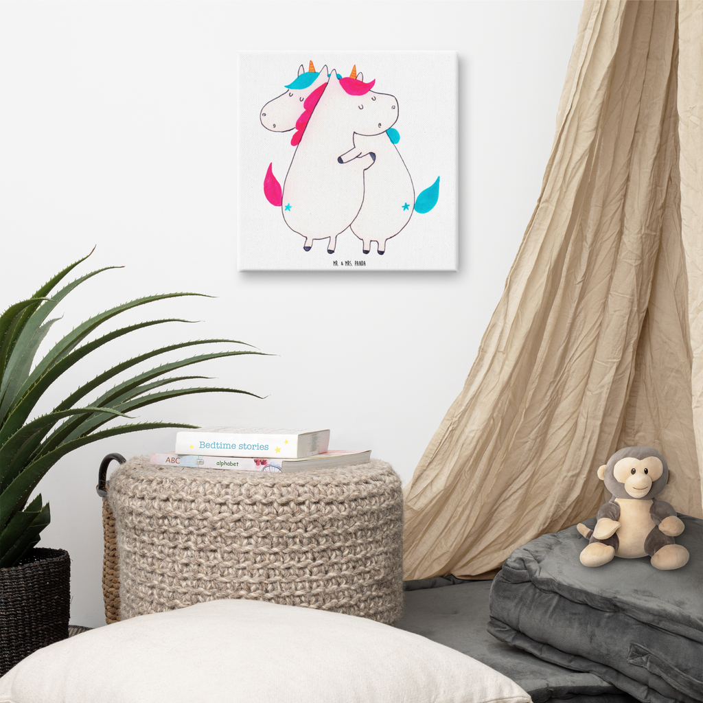 Leinwand Bild Einhörner Umarmen Leinwand, Bild, Kunstdruck, Wanddeko, Dekoration, Einhorn, Einhörner, Einhorn Deko, Pegasus, Unicorn, Freundinnen, Freundin, BFF, Schwester, Schwestern, Familie, Geschwister, Sister, Liebe