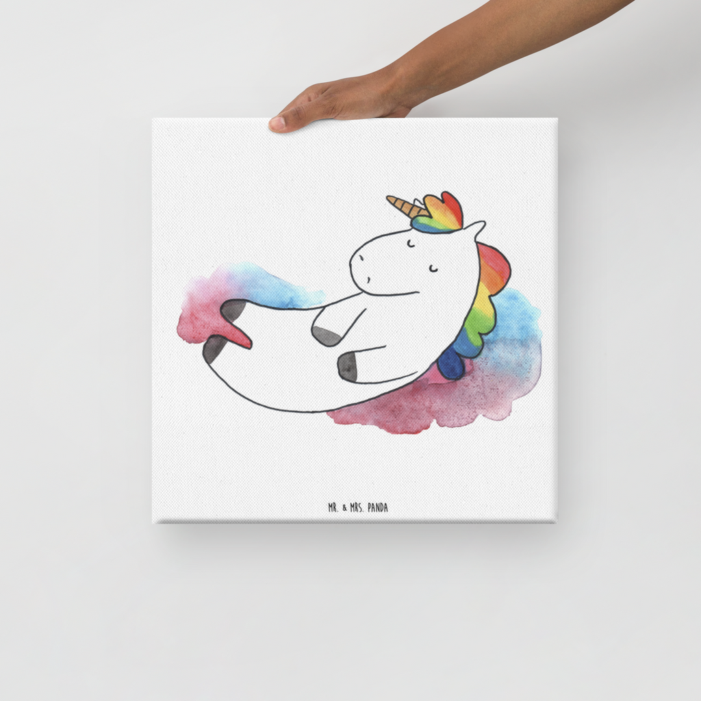 Leinwand Bild Einhorn Wolke 7 Leinwand, Bild, Kunstdruck, Wanddeko, Dekoration, Einhorn, Einhörner, Einhorn Deko, Pegasus, Unicorn, verliebt, Menschen, witzig, lustig, Geschenk, Glaube, Realität, Lächeln