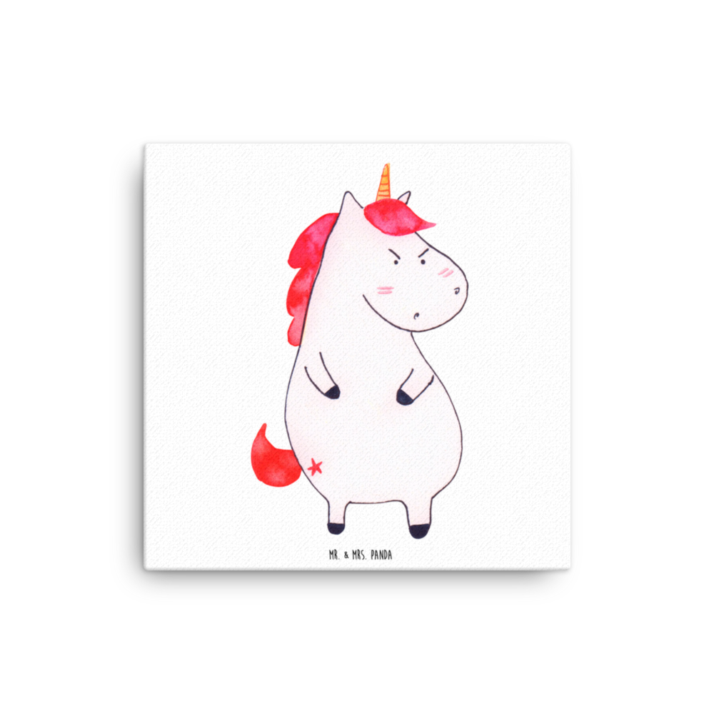 Leinwand Bild Einhorn wütend Leinwand, Bild, Kunstdruck, Wanddeko, Dekoration, Einhorn, Einhörner, Einhorn Deko, Pegasus, Unicorn, Realität, Ansage, lustlos, nein, Büro, Arbeit, wütend, dumme Fragen, lustig, Spaß, Geschenk