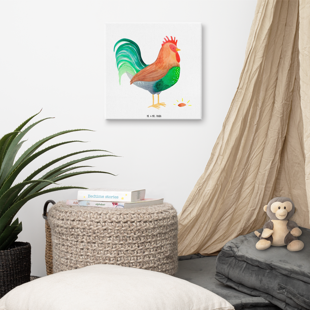 Leinwand Bild Hahn mit Korn Leinwand, Bild, Kunstdruck, Wanddeko, Dekoration, Bauernhof, Hoftiere, Landwirt, Landwirtin, Hahn, Korn, Henne, Eier, Natur