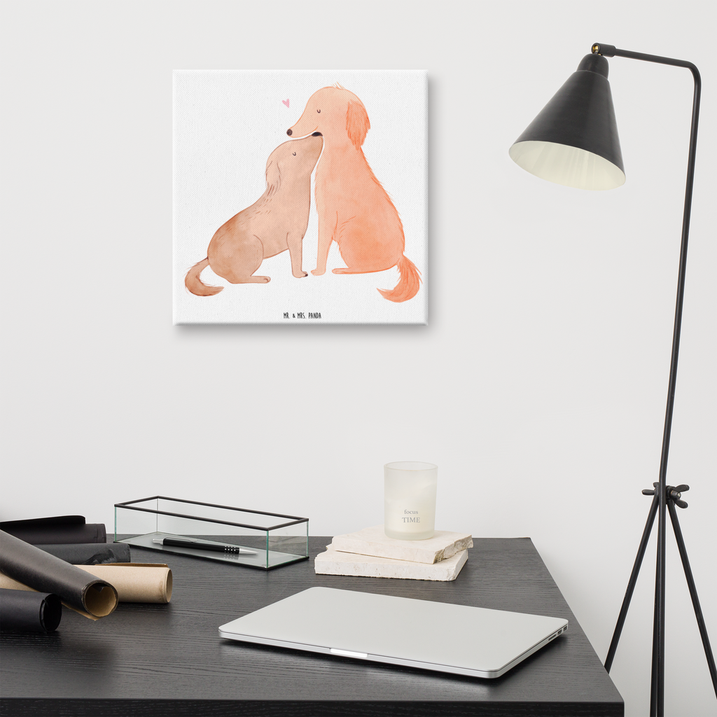 Leinwand Bild Hunde Liebe Leinwand, Bild, Kunstdruck, Wanddeko, Dekoration, Hund, Hundemotiv, Haustier, Hunderasse, Tierliebhaber, Hundebesitzer, Sprüche, Liebe, Hund. Hunde, Kuss, Vertrauen, Kuscheln, Herz