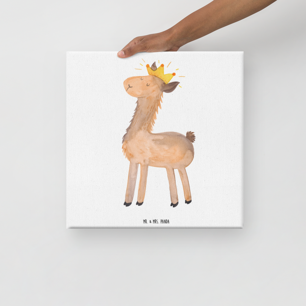 Leinwand Bild Lama König Leinwand, Bild, Kunstdruck, Wanddeko, Dekoration, Lama, Alpaka, Lamas, König, Königin, Freundin, Mama, Papa, Büro Kollege, Kollegin, Chef, Vorgesetzter, Abi, Abitur