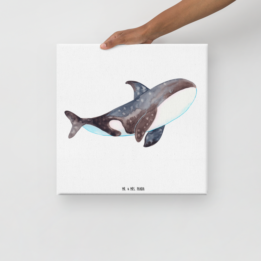 Leinwand Bild Orca Leinwand, Bild, Kunstdruck, Wanddeko, Dekoration, Meerestiere, Meer, Urlaub, Orca, Orcas, Killerwal, Wal, Möglichkeiten, Büro, Arbeit, Motivation, Selbstliebe, Neustart, Startup