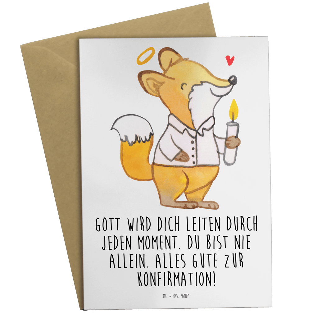 Grußkarte Fuchs Konfirmation Klappkarte, Einladungskarte, Glückwunschkarte, Hochzeitskarte, Geburtstagskarte, Karte, Konfirmation, Kommunion, Jugendweihe, Konfirmation Geschenk, Gott, Gläubig, Alles Gute