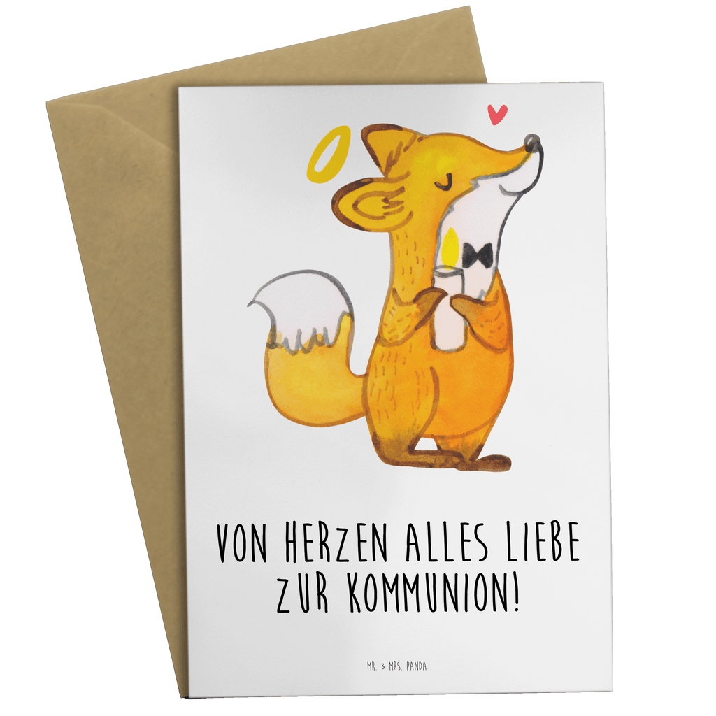 Grußkarte Fuchs Kommunion Klappkarte, Einladungskarte, Glückwunschkarte, Hochzeitskarte, Geburtstagskarte, Karte, Konfirmation, Kommunion, Jugendweihe, Konfirmation Geschenk, Kommunion Geschenk, Kommunion Dankeschön, Glauben, Liebe, Gott, Gläubig
