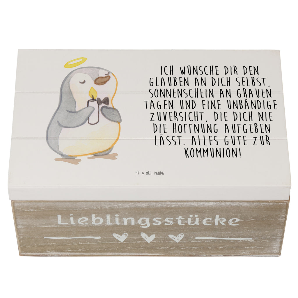 Holzkiste Pinguin Kommunion Kommunion, Kommunion Geschenk, Kommunion Dankeschön, Glauben, Sonnenschein Holzkiste, Kiste, Schatzkiste, Truhe, Schatulle, XXL,  Erinnerungsbox, Erinnerungskiste, Dekokiste, Aufbewahrungsbox  Konfirmation, Kommunion, Jugendweihe, Konfirmation Geschenk