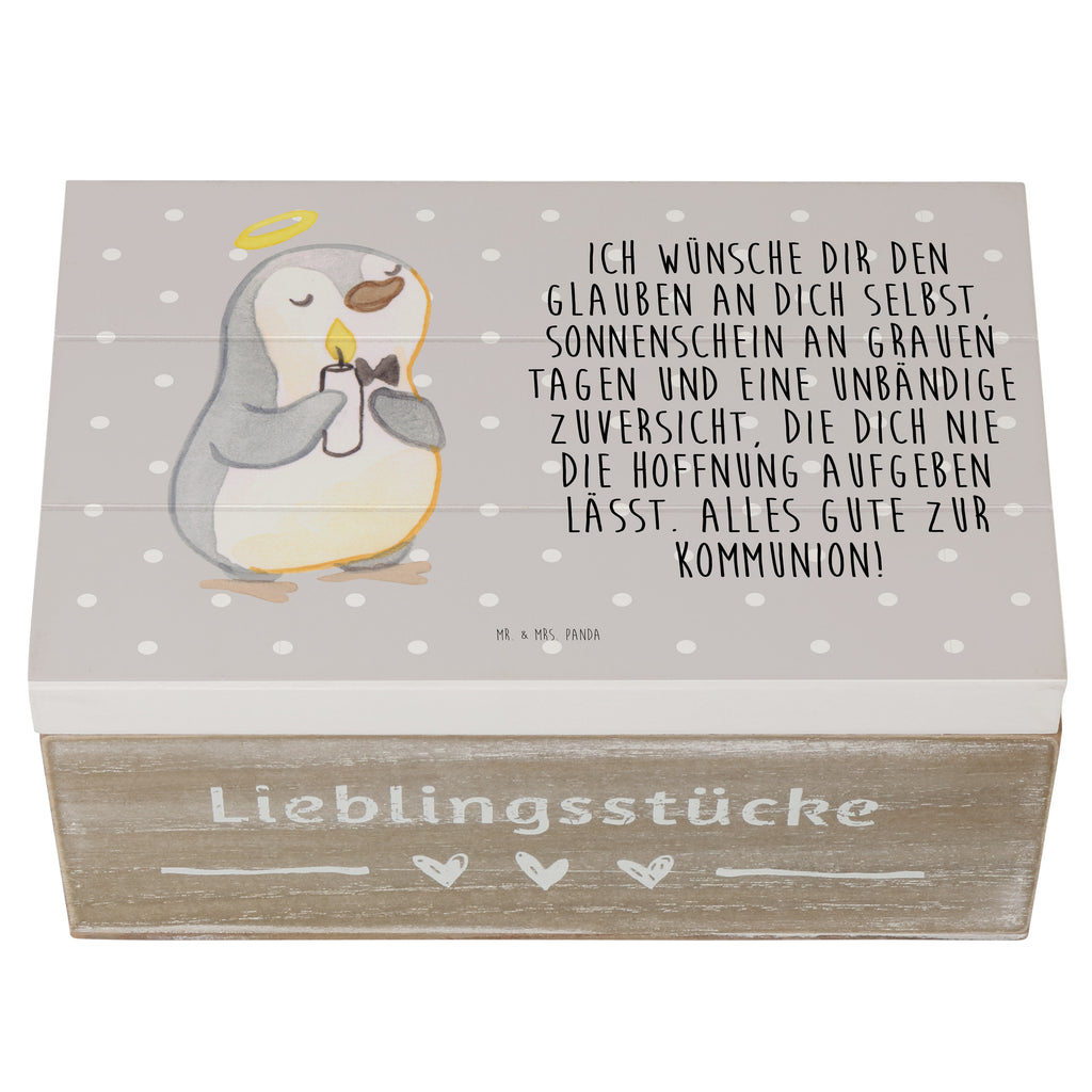 Holzkiste Pinguin Kommunion Kommunion, Kommunion Geschenk, Kommunion Dankeschön, Glauben, Sonnenschein Holzkiste, Kiste, Schatzkiste, Truhe, Schatulle, XXL,  Erinnerungsbox, Erinnerungskiste, Dekokiste, Aufbewahrungsbox  Konfirmation, Kommunion, Jugendweihe, Konfirmation Geschenk