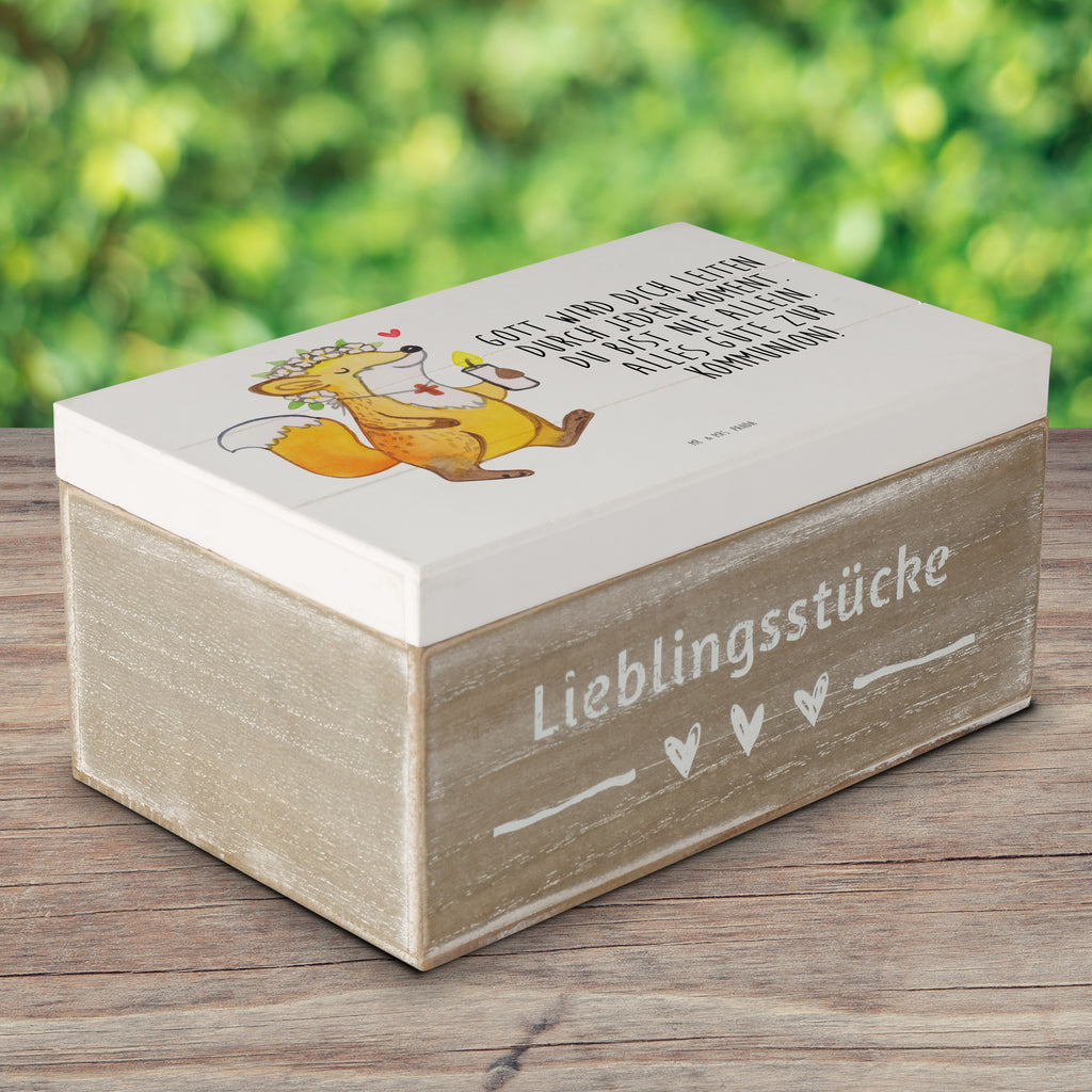 Holzkiste Fuchs Kommunion Mädchen Kommunion, Kommunion Geschenk, Kommunion Dankeschön, Glauben, Liebe, Gott, Gläubig, Mädchen Holzkiste, Kiste, Schatzkiste, Truhe, Schatulle, XXL,  Erinnerungsbox, Erinnerungskiste, Dekokiste, Aufbewahrungsbox  Konfirmation, Kommunion, Jugendweihe, Konfirmation Geschenk