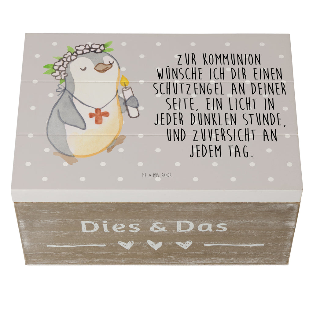 Holzkiste Pinguin Kommunion Mädchen Konfirmation, Konfirmation Geschenk, Gott, Gläubig, Alles Gute Holzkiste, Kiste, Schatzkiste, Truhe, Schatulle, XXL,  Erinnerungsbox, Erinnerungskiste, Dekokiste, Aufbewahrungsbox  Konfirmation, Kommunion, Jugendweihe, Konfirmation Geschenk