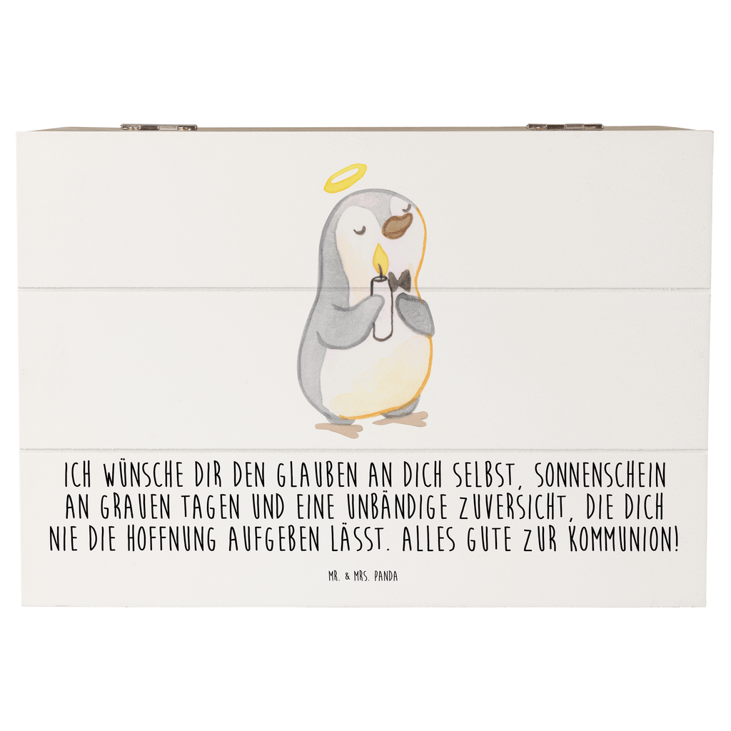 Holzkiste Pinguin Kommunion Kommunion, Kommunion Geschenk, Kommunion Dankeschön, Glauben, Sonnenschein Holzkiste, Kiste, Schatzkiste, Truhe, Schatulle, XXL,  Erinnerungsbox, Erinnerungskiste, Dekokiste, Aufbewahrungsbox  Konfirmation, Kommunion, Jugendweihe, Konfirmation Geschenk