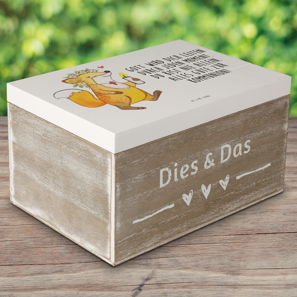 Holzkiste Fuchs Kommunion Mädchen Kommunion, Kommunion Geschenk, Kommunion Dankeschön, Glauben, Liebe, Gott, Gläubig, Mädchen Holzkiste, Kiste, Schatzkiste, Truhe, Schatulle, XXL,  Erinnerungsbox, Erinnerungskiste, Dekokiste, Aufbewahrungsbox  Konfirmation, Kommunion, Jugendweihe, Konfirmation Geschenk
