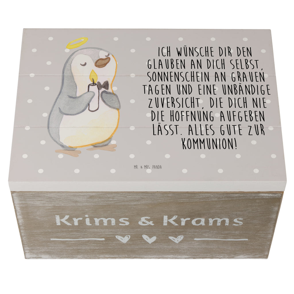 Holzkiste Pinguin Kommunion Kommunion, Kommunion Geschenk, Kommunion Dankeschön, Glauben, Sonnenschein Holzkiste, Kiste, Schatzkiste, Truhe, Schatulle, XXL,  Erinnerungsbox, Erinnerungskiste, Dekokiste, Aufbewahrungsbox  Konfirmation, Kommunion, Jugendweihe, Konfirmation Geschenk
