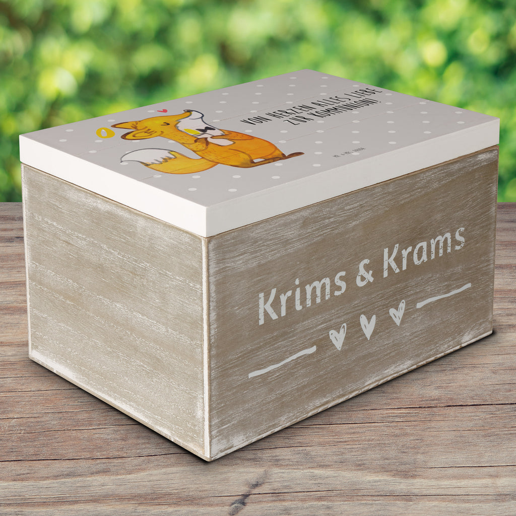 Holzkiste Fuchs Kommunion Kommunion, Kommunion Geschenk, Kommunion Dankeschön, Glauben, Liebe, Gott, Gläubig Holzkiste, Kiste, Schatzkiste, Truhe, Schatulle, XXL,  Erinnerungsbox, Erinnerungskiste, Dekokiste, Aufbewahrungsbox  Konfirmation, Kommunion, Jugendweihe, Konfirmation Geschenk