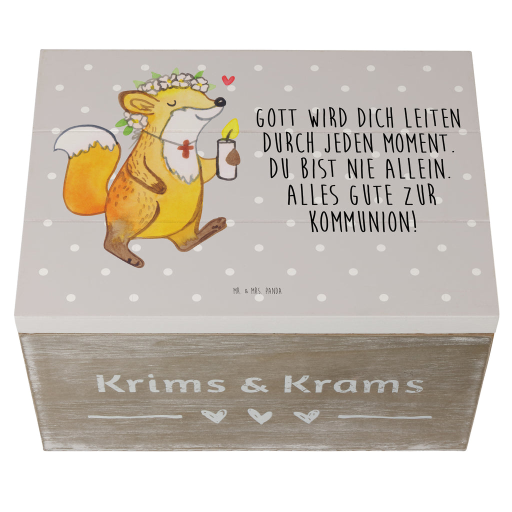 Holzkiste Fuchs Kommunion Mädchen Kommunion, Kommunion Geschenk, Kommunion Dankeschön, Glauben, Liebe, Gott, Gläubig, Mädchen Holzkiste, Kiste, Schatzkiste, Truhe, Schatulle, XXL,  Erinnerungsbox, Erinnerungskiste, Dekokiste, Aufbewahrungsbox  Konfirmation, Kommunion, Jugendweihe, Konfirmation Geschenk
