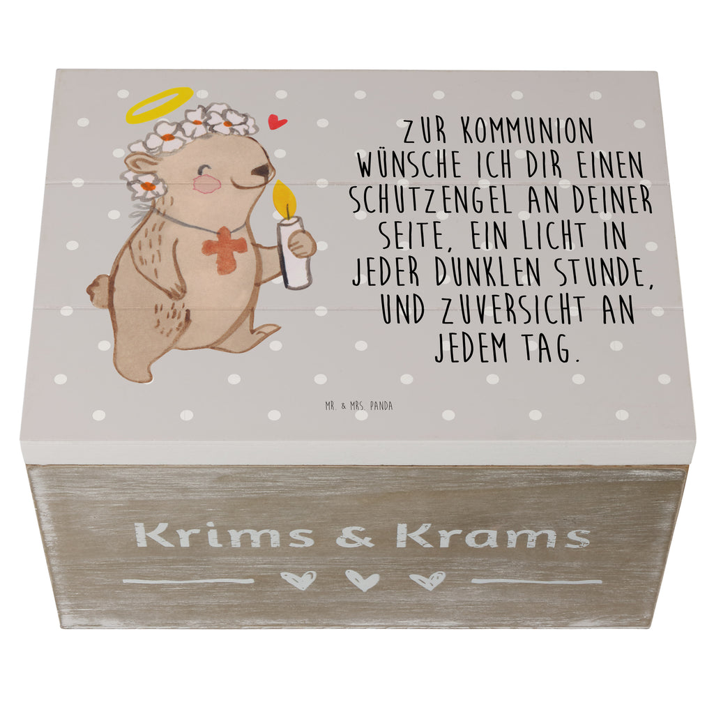 Holzkiste Bär Kommunion Mädchen Kommunion, Kommunion Geschenk, Kommunion Dankeschön, Glauben, Liebe, Gott, Gläubig Holzkiste, Kiste, Schatzkiste, Truhe, Schatulle, XXL,  Erinnerungsbox, Erinnerungskiste, Dekokiste, Aufbewahrungsbox  Konfirmation, Kommunion, Jugendweihe, Konfirmation Geschenk