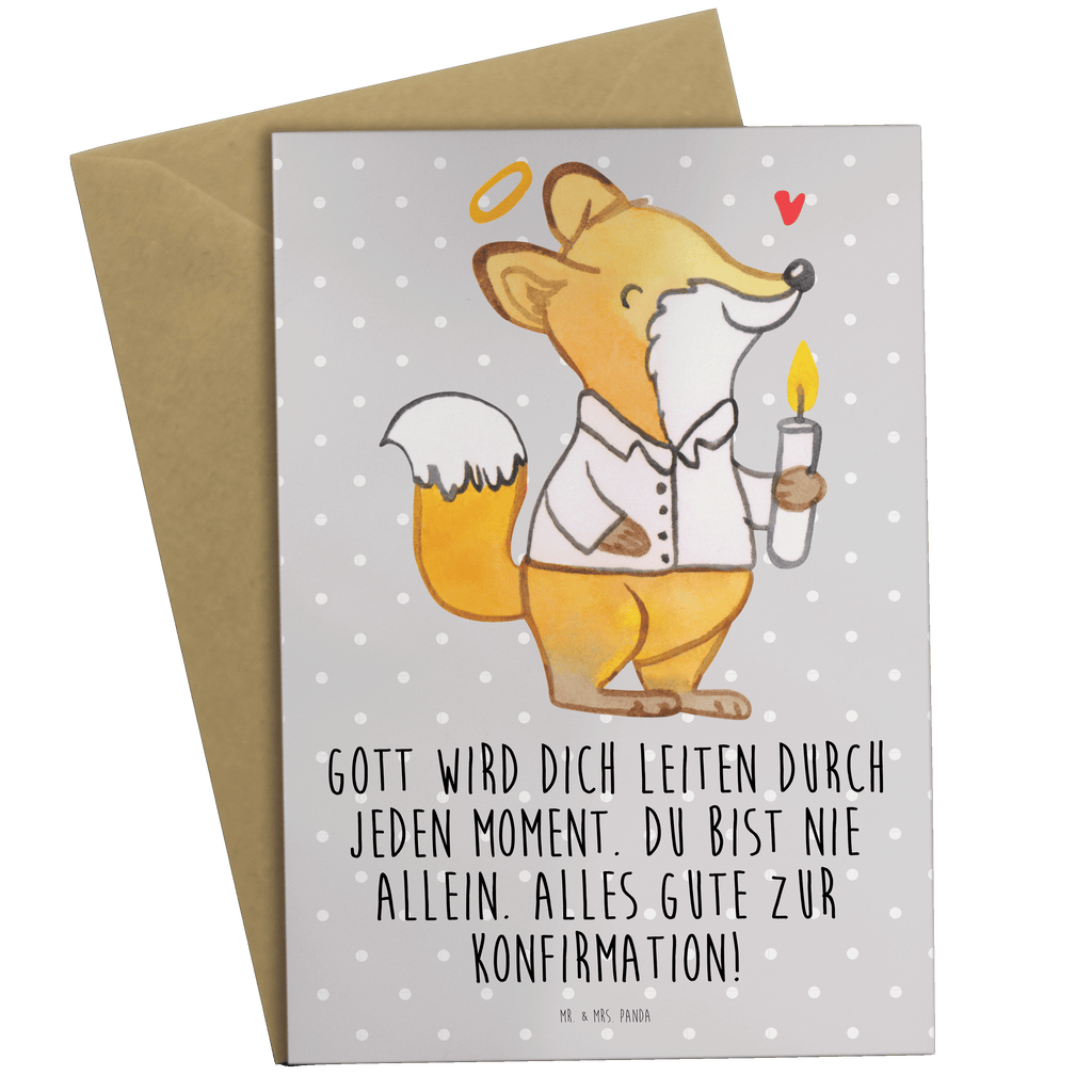 Grußkarte Fuchs Konfirmation Klappkarte, Einladungskarte, Glückwunschkarte, Hochzeitskarte, Geburtstagskarte, Karte, Konfirmation, Kommunion, Jugendweihe, Konfirmation Geschenk, Gott, Gläubig, Alles Gute