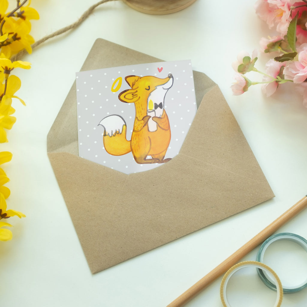 Grußkarte Fuchs Kommunion Klappkarte, Einladungskarte, Glückwunschkarte, Hochzeitskarte, Geburtstagskarte, Karte, Konfirmation, Kommunion, Jugendweihe, Konfirmation Geschenk, Kommunion Geschenk, Kommunion Dankeschön, Glauben, Liebe, Gott, Gläubig