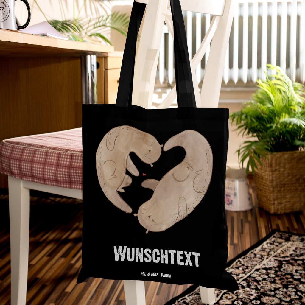 Personalisierte Tragetasche Otter Valentine Personalisierte Beuteltasche, Personalisierter Beutel, Personalisierte Einkaufstasche, Personalisierter Jutebeutel, Personalisierter Stoffbeutel, Tragetasche mit Namen, Einkaufstasche mit Namen, Stoffbeutel mit Namen, Personalisierte Tasche, Personalisierte Jutetasche, Personalisierte Kindergartentasche, Liebe, Partner, Freund, Freundin, Ehemann, Ehefrau, Heiraten, Verlobung, Heiratsantrag, Liebesgeschenk, Jahrestag, Hocheitstag, Valentinstag, Geschenk für Frauen, Hochzeitstag, Mitbringsel, Geschenk für Freundin, Geschenk für Partner, Liebesbeweis, für Männer, für Ehemann