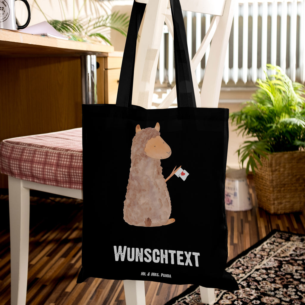 Personalisierte Tragetasche Alpaka Fahne Personalisierte Beuteltasche, Personalisierter Beutel, Personalisierte Einkaufstasche, Personalisierter Jutebeutel, Personalisierter Stoffbeutel, Tragetasche mit Namen, Einkaufstasche mit Namen, Stoffbeutel mit Namen, Personalisierte Tasche, Personalisierte Jutetasche, Personalisierte Kindergartentasche, Alpaka, Lama, Alpakas, Lamas, Liebe