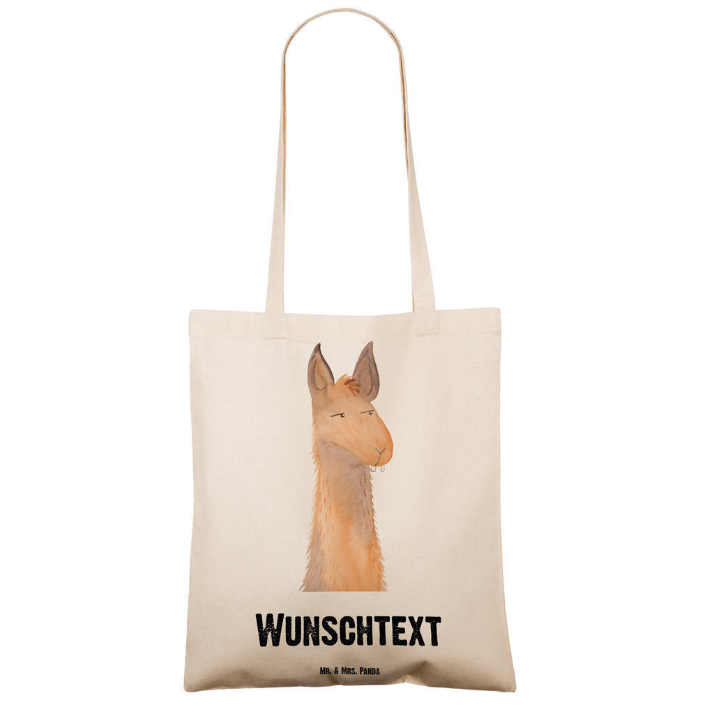 Personalisierte Tragetasche Lamakopf genervt Personalisierte Beuteltasche, Personalisierter Beutel, Personalisierte Einkaufstasche, Personalisierter Jutebeutel, Personalisierter Stoffbeutel, Tragetasche mit Namen, Einkaufstasche mit Namen, Stoffbeutel mit Namen, Personalisierte Tasche, Personalisierte Jutetasche, Personalisierte Kindergartentasche, Lama, Alpaka, Lamas, Recht haben, genervt sein, Freundin, beste Freundin, Partnerin, Büro, Büroalltag, Chef, Chefin, Azubi